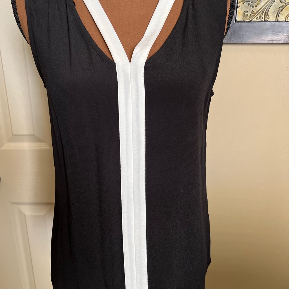 Metaphor Elegant Color-block Blouse